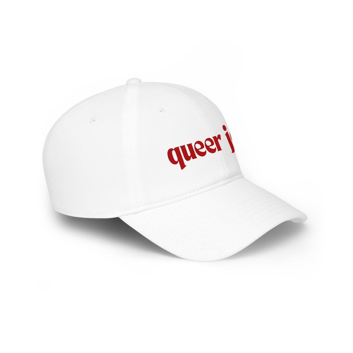 Queer Joy Baseball Cap — Embroidered Pride Hat