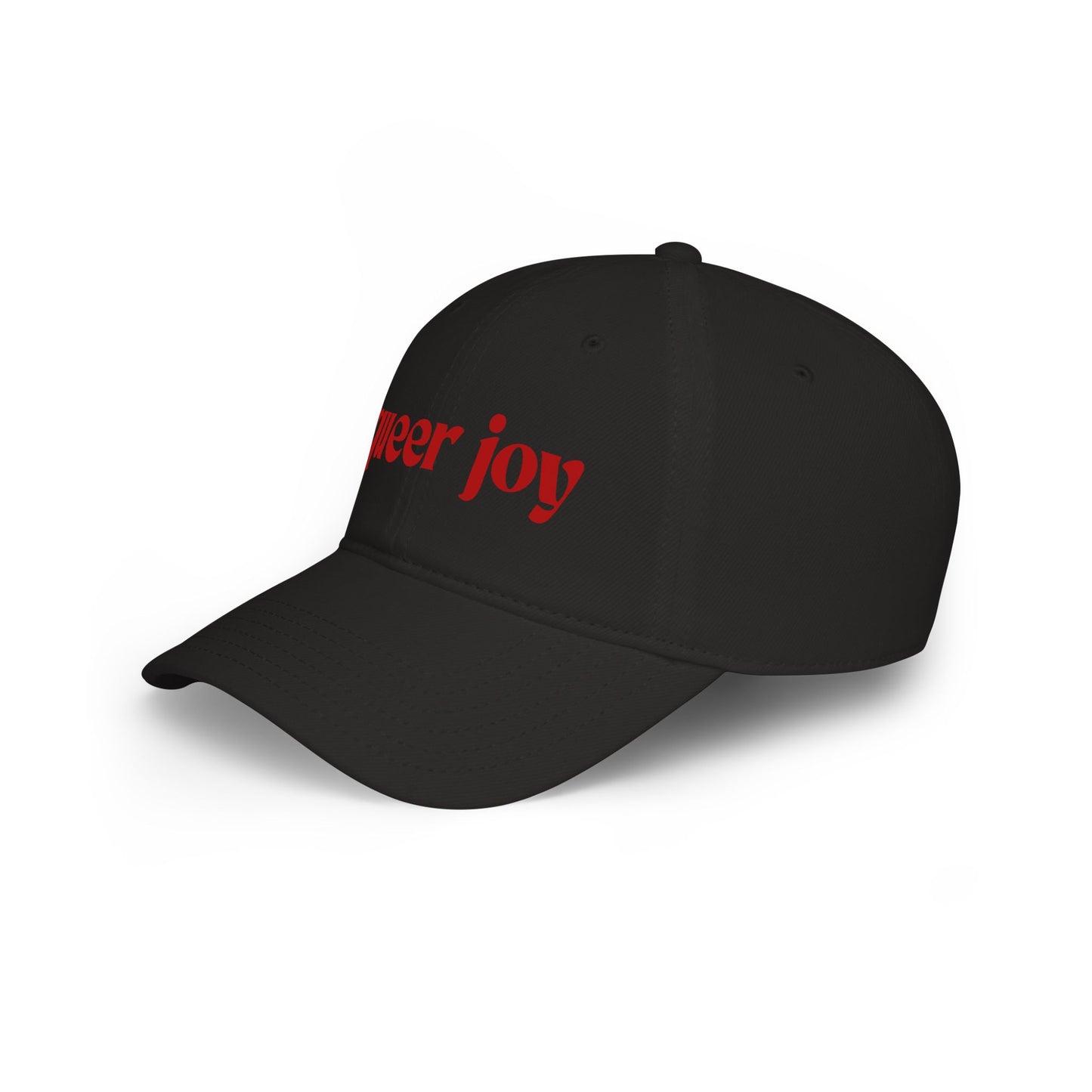 Queer Joy Baseball Cap — Embroidered Pride Hat