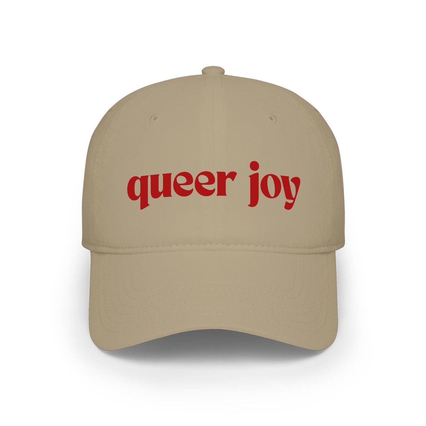 Queer Joy Baseball Cap — Embroidered Pride Hat