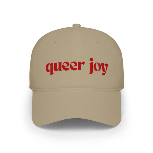 Queer Joy Baseball Cap — Embroidered Pride Hat