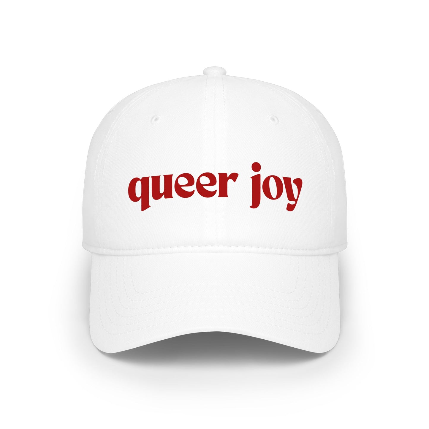 Queer Joy Baseball Cap — Embroidered Pride Hat