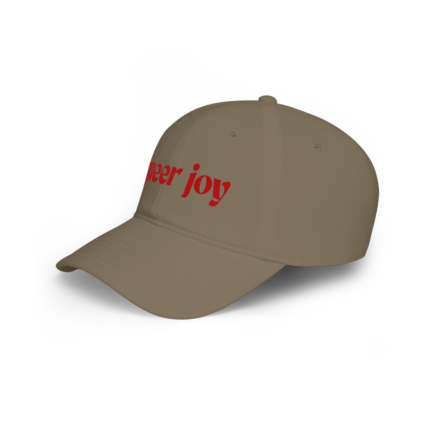 Queer Joy Baseball Cap — Embroidered Pride Hat