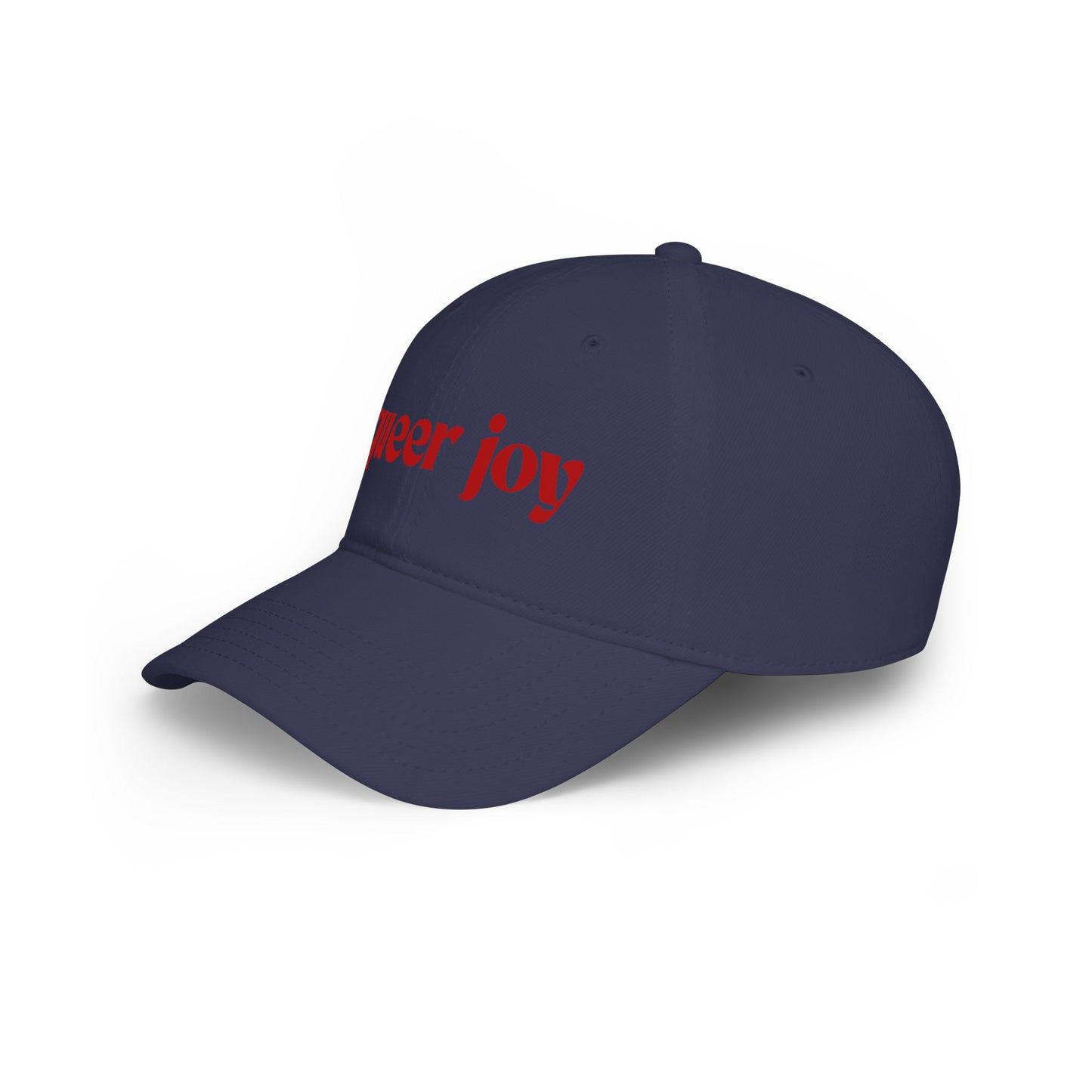 Queer Joy Baseball Cap — Embroidered Pride Hat