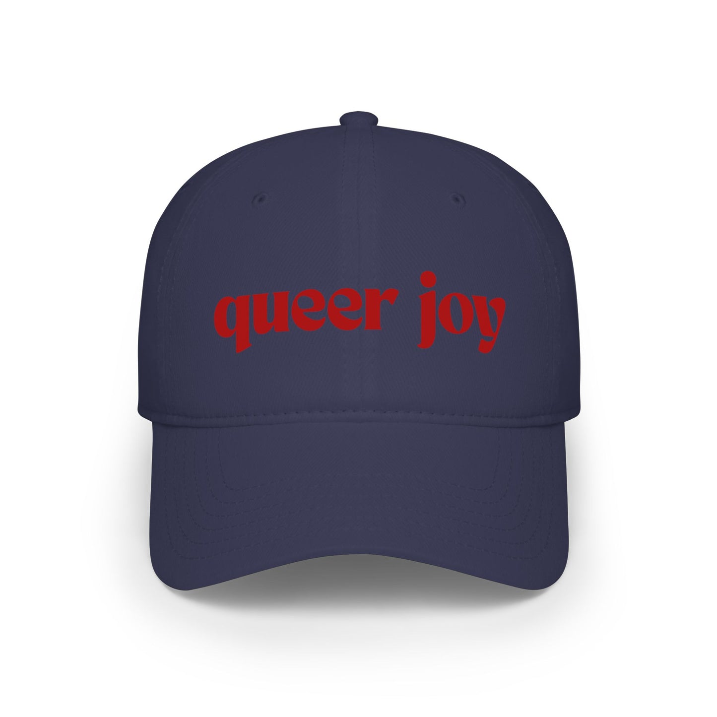 Queer Joy Baseball Cap — Embroidered Pride Hat
