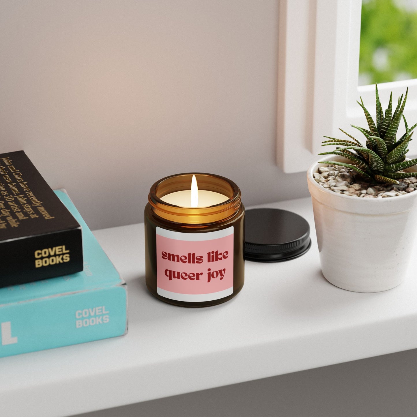 Soy Candle: Smells Like Queer Joy