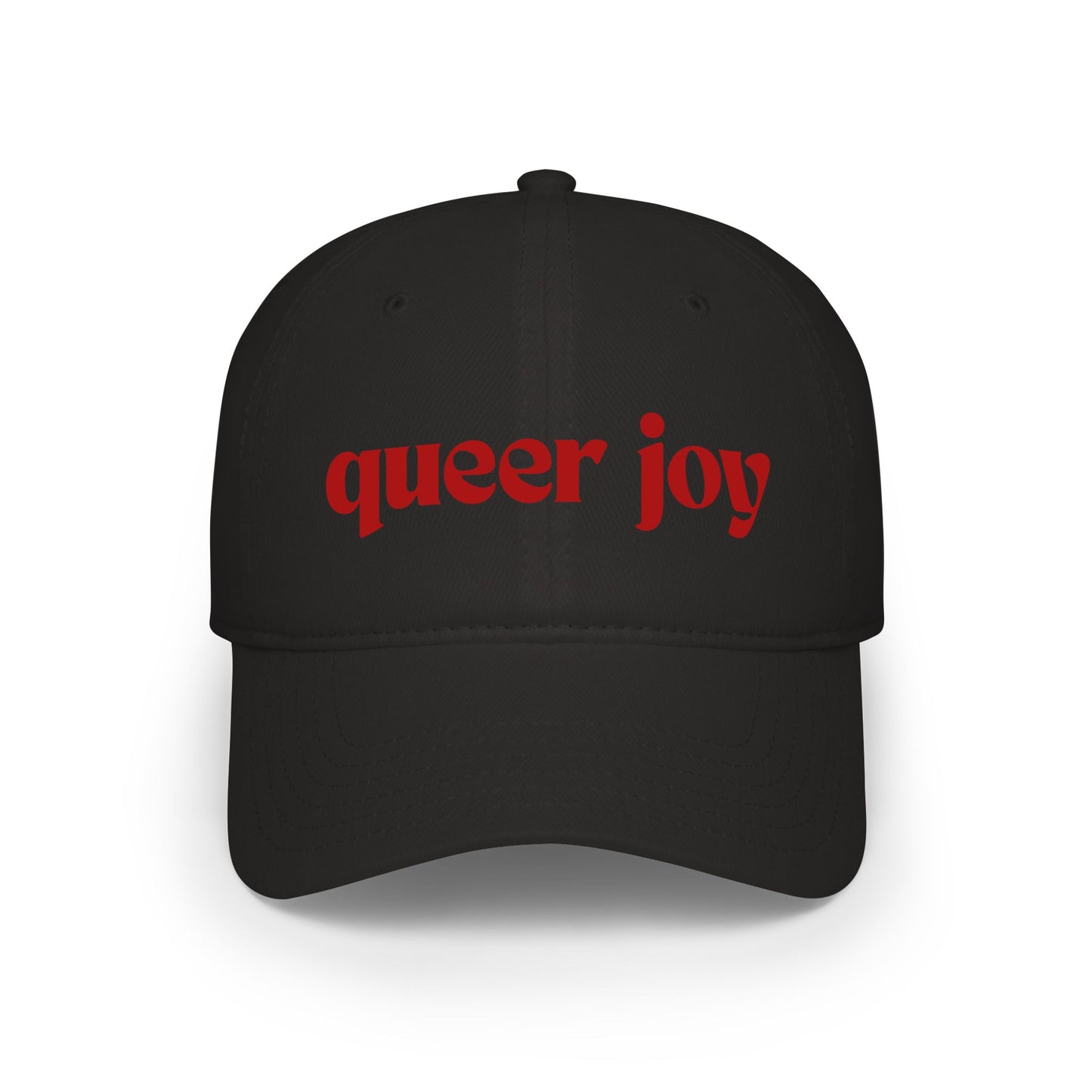 Queer Joy Baseball Cap — Embroidered Pride Hat