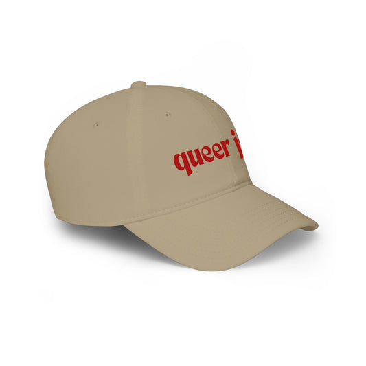 Queer Joy Baseball Cap — Embroidered Pride Hat