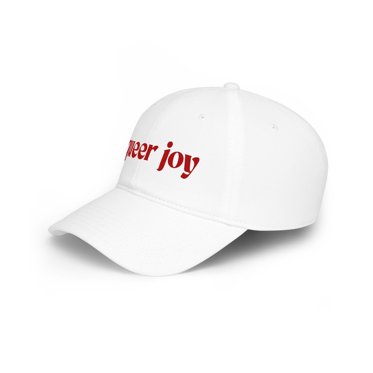 Queer Joy Baseball Cap — Embroidered Pride Hat