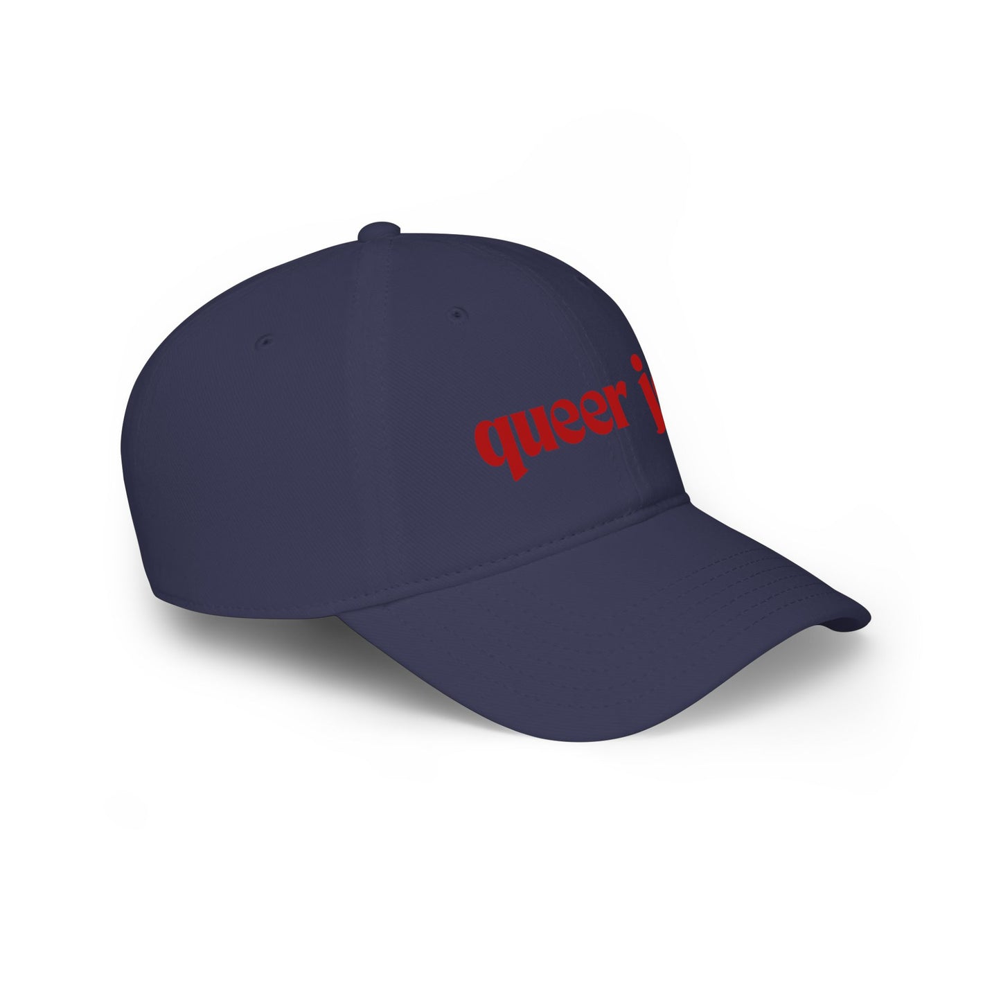 Queer Joy Baseball Cap — Embroidered Pride Hat
